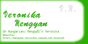 veronika mengyan business card